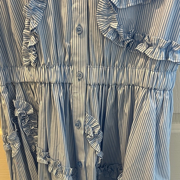 Kate Spade Blue Ruffle Dress - Picture 3 of 4